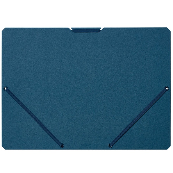 KING JIM SAND IT Document Holder A4 horizontal BL (KJ2582-BL) / แฟ้มจัดระเบียบเอกสาร ขนาด A4 แนวนอน สีฟ้า รุ่น SAND IT