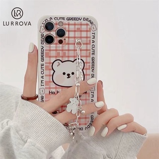 เคสโทรศัพท์ OPPO Reno 8Z 5G Reno 7Z 5G Reno6Z 5G Reno 8 5G Reno 7 5G Reno 6 5G Reno 5 Reno Reno 8 4G Reno 7 4G Reno 6 4G Reno 4 4G Reno 4F 5F Reno 4Lite 5Lite 6Lite OPPO F7 F9 F11 F11 Pro F21 Pro เคสโทรศัพท์ซิลิโคนลายหมีน่ารักพร้อมสร้อยข้อมือมีสไตล์