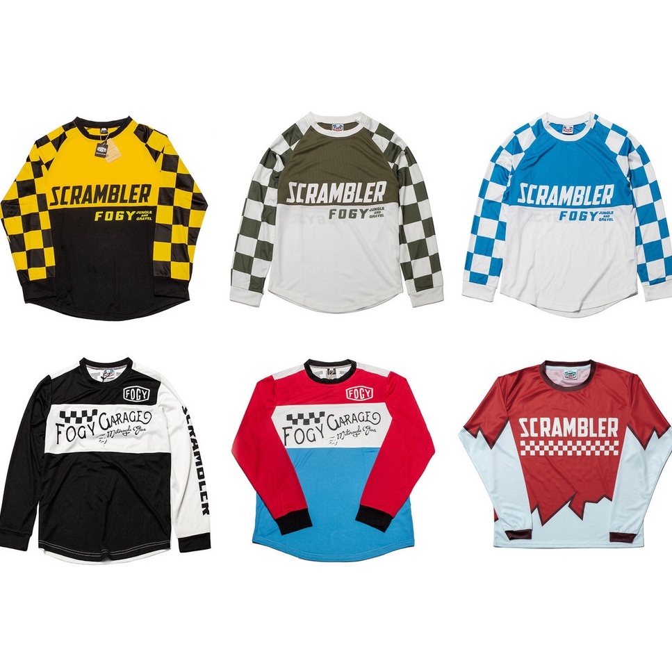 FOGY รถจักรยานยนต์ Off-Road ขี่จักรยาน JERSEY เสื้อยืด Racing Jersey เสื้อเจอร์ซีย์นักปั่น Breathable Quick-Drying Top รอบคอเสื้อยืดพัดลมรถ Workwear ที่กําหนดเองเด็กขนาด