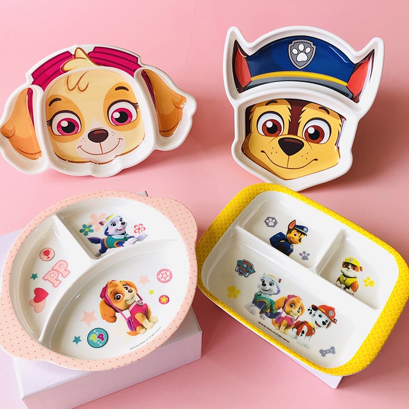 Paw PATROL ชามซุปเมลามีน กันตก กันกระแทก ลายการ์ตูน สําหรับเด็ก