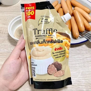 เพียวฟู้ดส์ ซอสกลิ่นเห็ด ทรัฟเฟิล ขนาด 370 กรัม พร้อมส่ง ทั้งหอมทั้งมัน เข้มข้นสุดๆ รสชาติถูกปาก