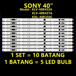 ใหม่ แบ็คไลท์ทีวี LED KLV-40R452A KLV-40R457A KDL-40R350C SONY 40 นิ้ว ( LAMPU TV ) KLV-40R452 KLV-40R457