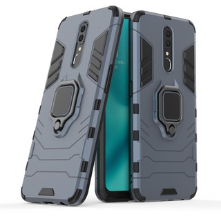 เคส OPPO F11 พลาสติกแบบแข็ง Armor Shockproof Phone Case Back Cover OPPOF11 F 11 กรณี ฝาครอบ