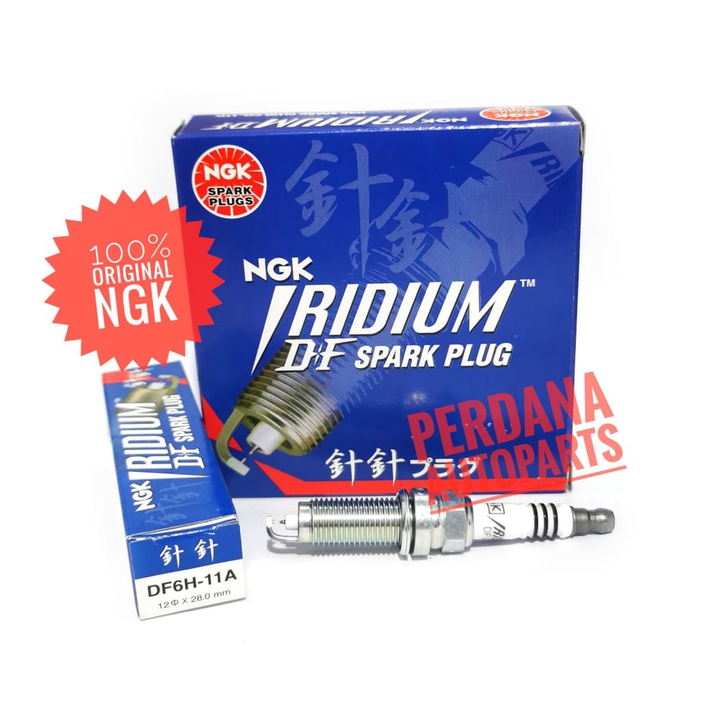 หัวเทียน NGK Iridium DF: DF6H11A (FXE20HE11) / DF6H11B (FXE20HR11) ของแท้ Made in Japan