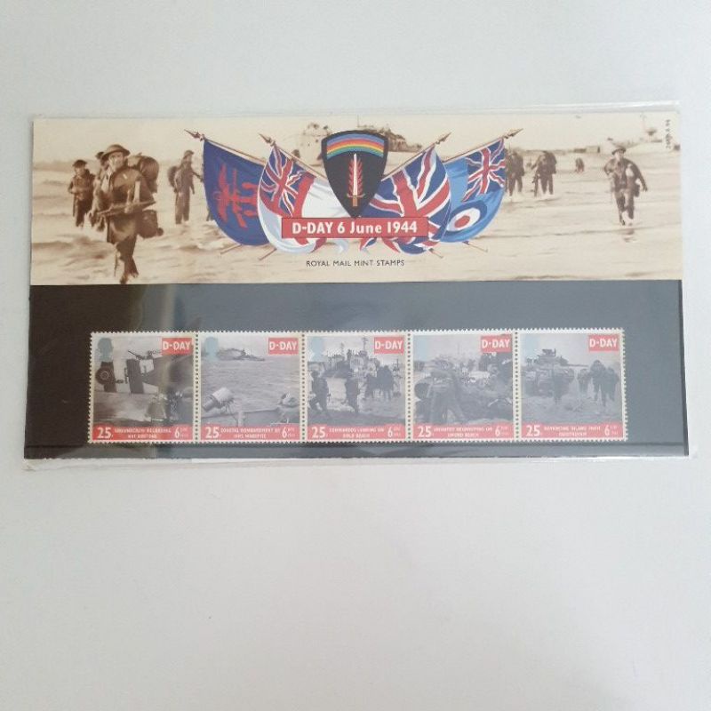 New D-Day 6 มิถุนายน 1944 แสตมป์ Royal Mail Mint 1 อัน
