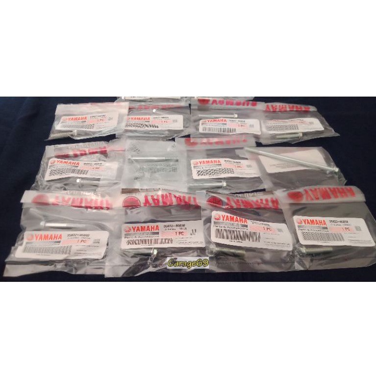 MESIN ซ้ายขวา MAGNET วาล์ว BOLT ENGINE BLOCK BOLT SET T8 YAMAHA F1ZR F1Z FIZR FORCE ONE ALFA SIGMA O