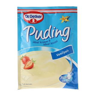 พุดดิ้ง ผงพุดดิ้ง pudding powder วานิลลา (Vanilla) ขนาด 125 กรัม สินค้าคุณภาพจากประเทศตุรกี Exp. 01 2024 (พร้อมจัดส่ง)