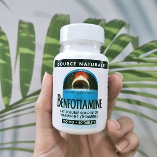 เบนโฟติเอมีน Benfotiamine 150 mg 60 Tablets (Source Naturals®)