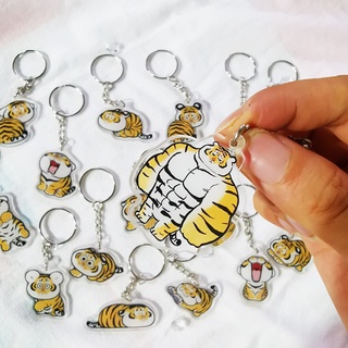 [Year Of the Tiger Good Luck] พวงกุญแจ จี้รูปราศีปีใหม่ สําหรับห้อยตกแต่งรถยนต์