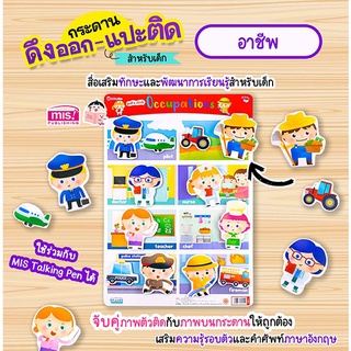 กระดานดึงออก-แปะติด ตีนตุ๊กแก Pull &amp; Stick : อาชีพ