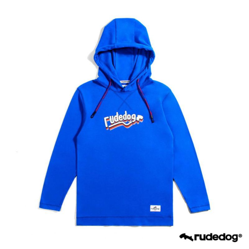 Rudedog เสื้อแขนยาวฮู้ด รุ่น Triple line สีน้ำเงิน (ราคาต่อตัว)