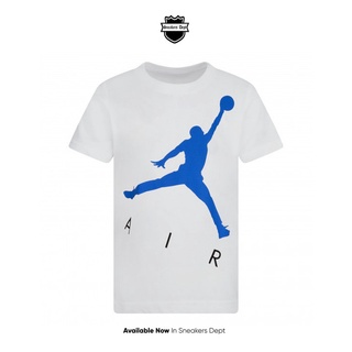 Nike JORDAN JUMPMAN เสื้อยืดลําลอง แขนสั้น สีขาว สําหรับเด็ก