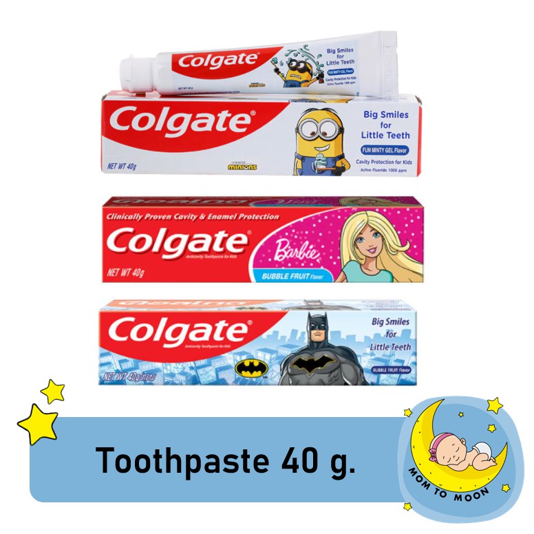 Baby Oral Care 23 บาท ยาสีฟันเด็ก Colgate เหมาะสำหรับเด็ก อายุ 2-6 ปี 40 กรัม Mom & Baby