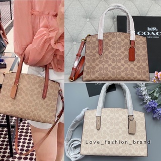 ✨ผ่อน0%แท้100%✨กระเป๋าสะพาย งานShop 32749 Charlie Carryall 28 in Signature 69481