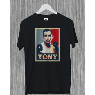 ROUNDคอลูกเรือNeckเสื้อยืด พิมพ์ลาย Tony El cuy Ferguson MMA Mixed Martial Arts Brazil Juju Tactical Fighter Fun Gift สํ