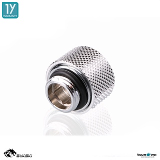 Bykski B-FT3-Tn-SILVER Flex 10mm ID x 13mm OD Fitting