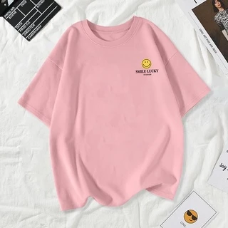 เสื้อยืดผู้หญิงแฟชั่นสาวลายการ์ตูนน่ารักโอเวอร์ไซส์เสื้อผ้าแฟชั่นส่วนยาวหลวมของเวอร์ชั่นเกาหลีสวมใส่สบายมาก A39