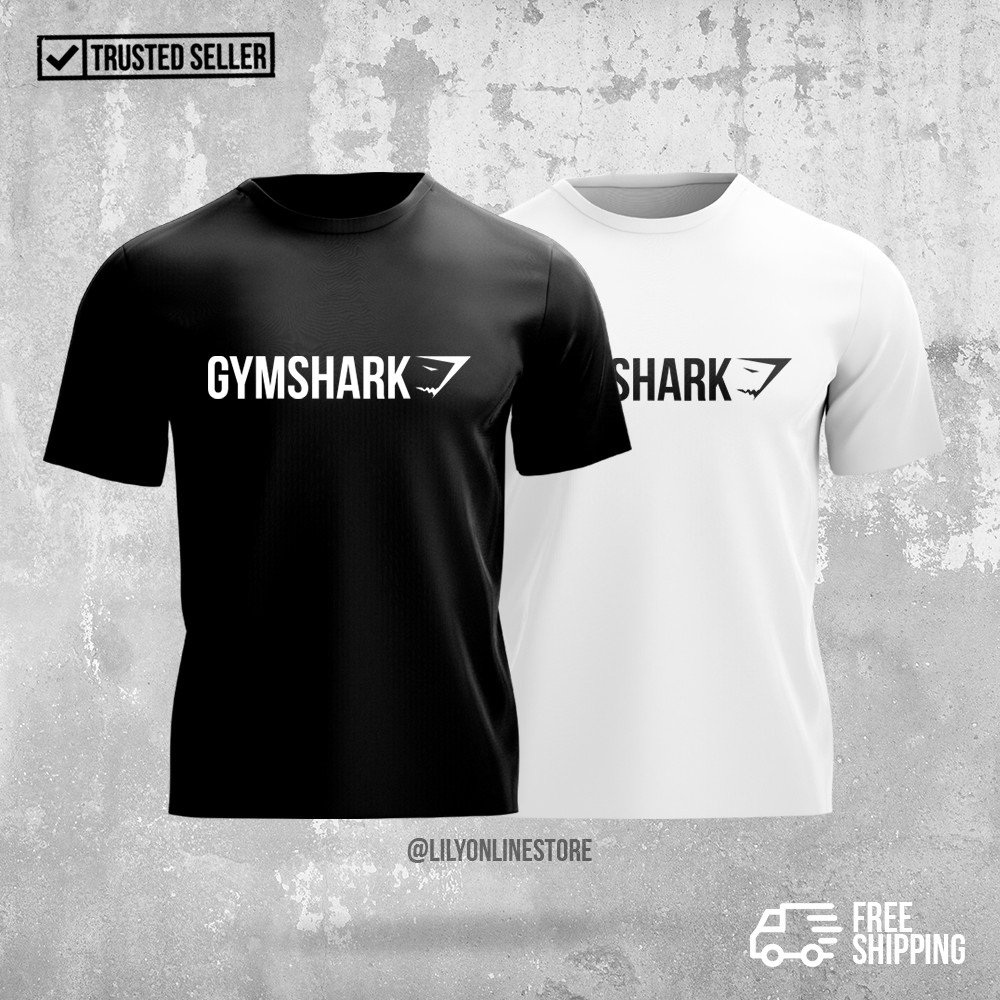 Gymshark FITNESS GYM TSHIRT UNISEX ผ้าฝ้ายพรีเมี่ยม 100%