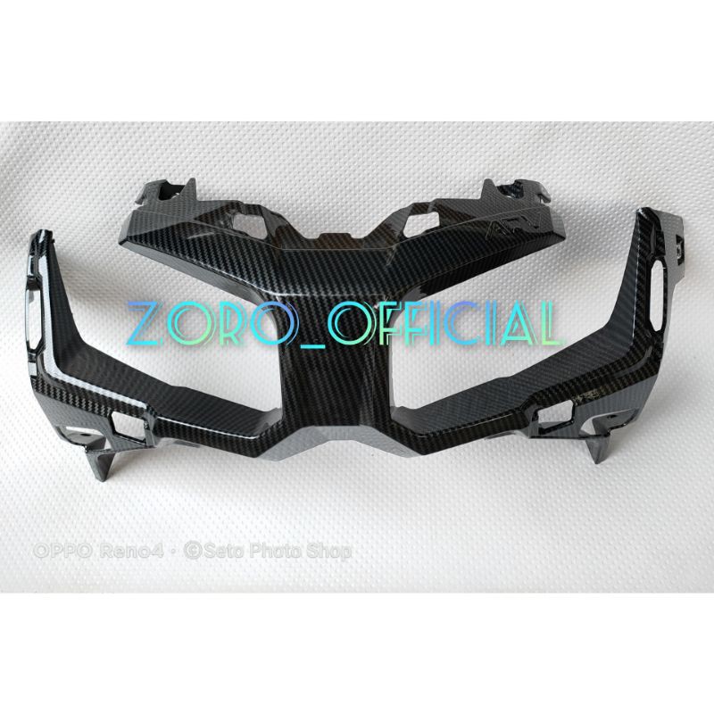 ADV150 / ADV160 ฝาครอบไฟหน้า Carbon ZORO