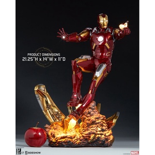 SIDESHOW MAQUETTE IRON MAN MARK VII (7) 1/4 Collectible Statue Quater Scale The Avengers โมเดล ฟิกเกอร์ งานปั้น