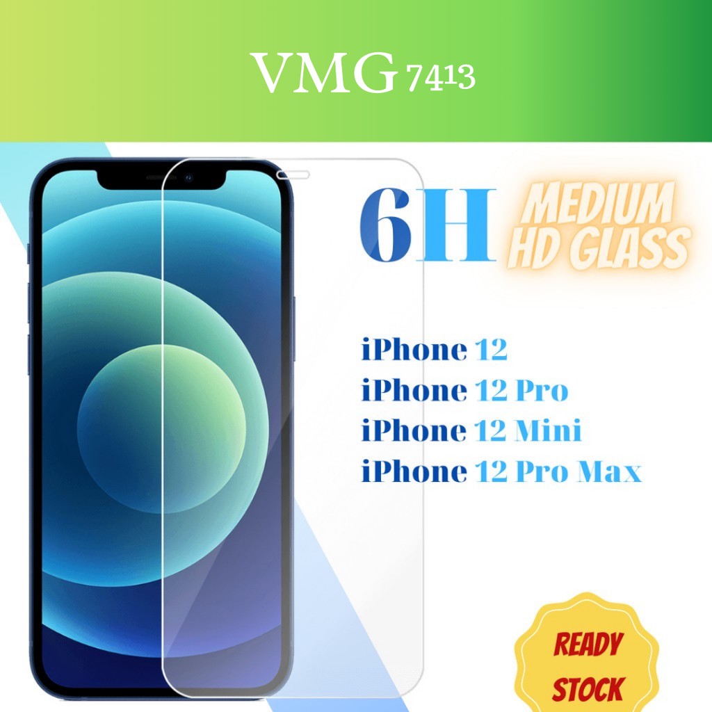 กระจกนิรภัย iPhone 12 12 Pro 12 Pro Max 12 Mini 3H