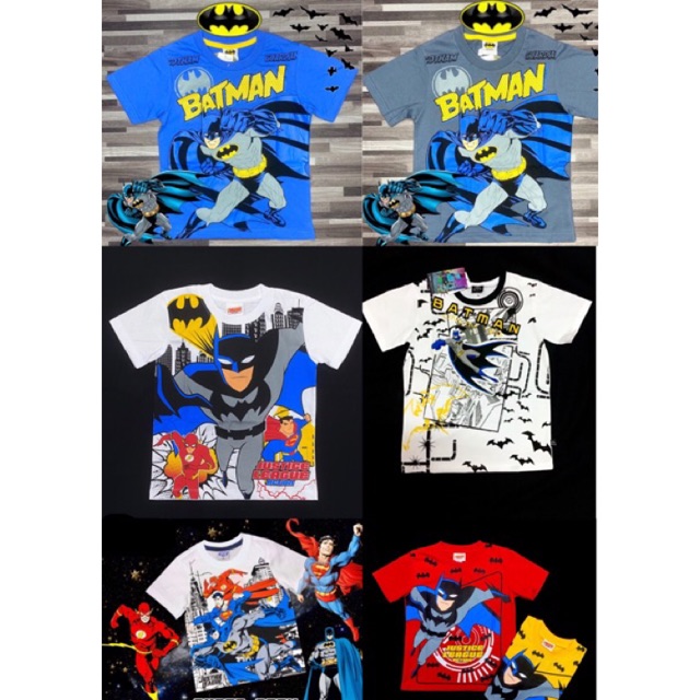 เสื้อยืดเด็ก Batman งานแท้💯 ลิขสิทธิ์แท้ >>มีเก็บปลายทาง<<