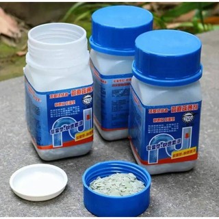 Pipe washing powder to solve the solid pipe ผงล้างท่อแก้ท่อตันขจัดคราบอุตตัน