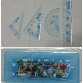 set ไม้บรรทัดคณิตศาสตร์ one piece พร้อมกล่อง