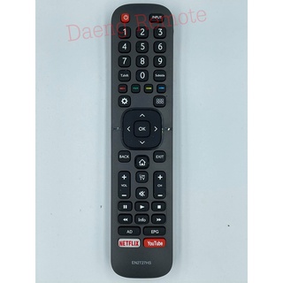 รีโมททีวี Hisense รุ่น EN27T27HS มีปุ่มคำสั่ง Netflix / Youtube รุ่นและปุ่มคำสั่งที่เหมือนเดิมจะใช้งานได้