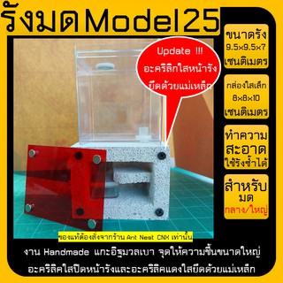 🐜รังมด Model 25 (Ant nest) งาน Handmade เจาะอิฐมวลเบา โปรดศึกษารายละเอียดก่อนสั่งซื้อ