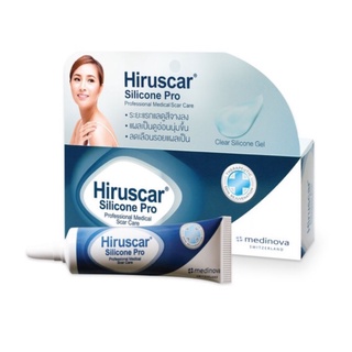 Hiruscar Silicone Pro ฮีรูสการ์ ซิลิโคน ลดรอยแผลเป็น แผลผ่าตัด แผลคีลอยด์ แผลนูน ขนาด 4 กรัม 16036  / 10 กรัม 16037