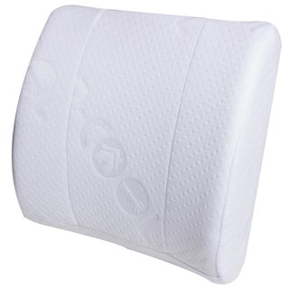 Cushion HEALTHY BACK CUSHION R-COOL MONTREAL WHITE Cushion cushion Home &amp; Furniture เบาะรองนั่ง เบาะรองหลังเพื่อสุขภาพ R