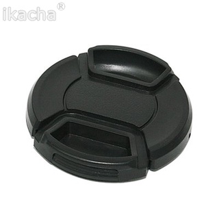 37 40.5 43 46 49 52 55 58 62 67 72 77 82mm Camera Lens Cap Snap-on Cap Cover With Anti-lost Rope For Nikon Canon Camera Lens