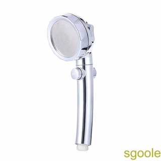 [sgoole]Shower Sprayer High Pressure Shower Head Adjustable ABS Bath Sprayer Bathroom Accessory