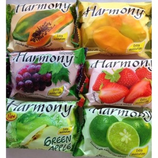 สบู่ผลไม้ คละกลิ่น Harmony 70กรัม พร้อมส่ง🍉🍒