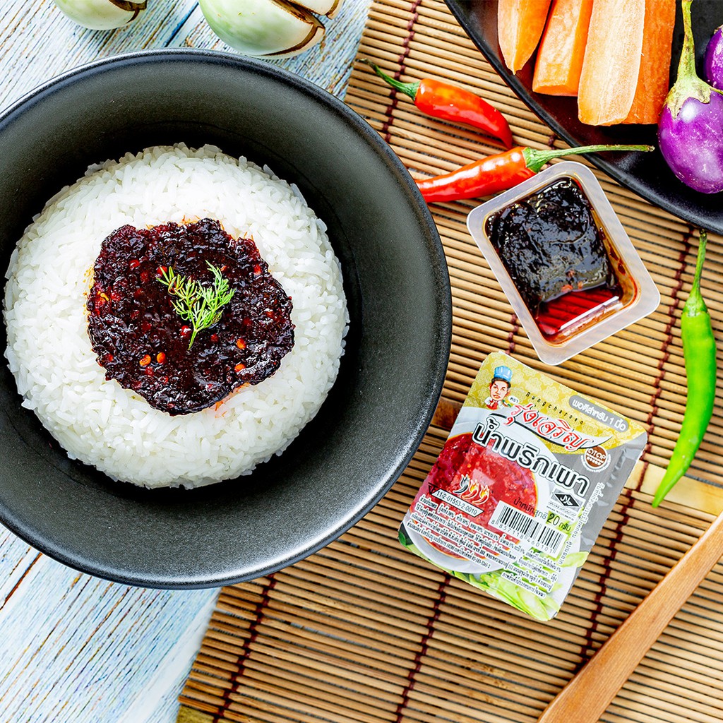 ขายส่งยกลัง น้ำพริกเผาตรารุ่งเจริญ ชนิดแพค 6 ถ้วยมินิ บรรจุ 12 แพ็ค - รูปที่ 2