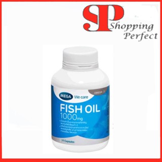 Mega We Care Fish Oil 1000 mg น้ำมันปลา บำรุงสมอง มีกรดไขมันโอเมก้า 3 ขนาด 30 เม็ด