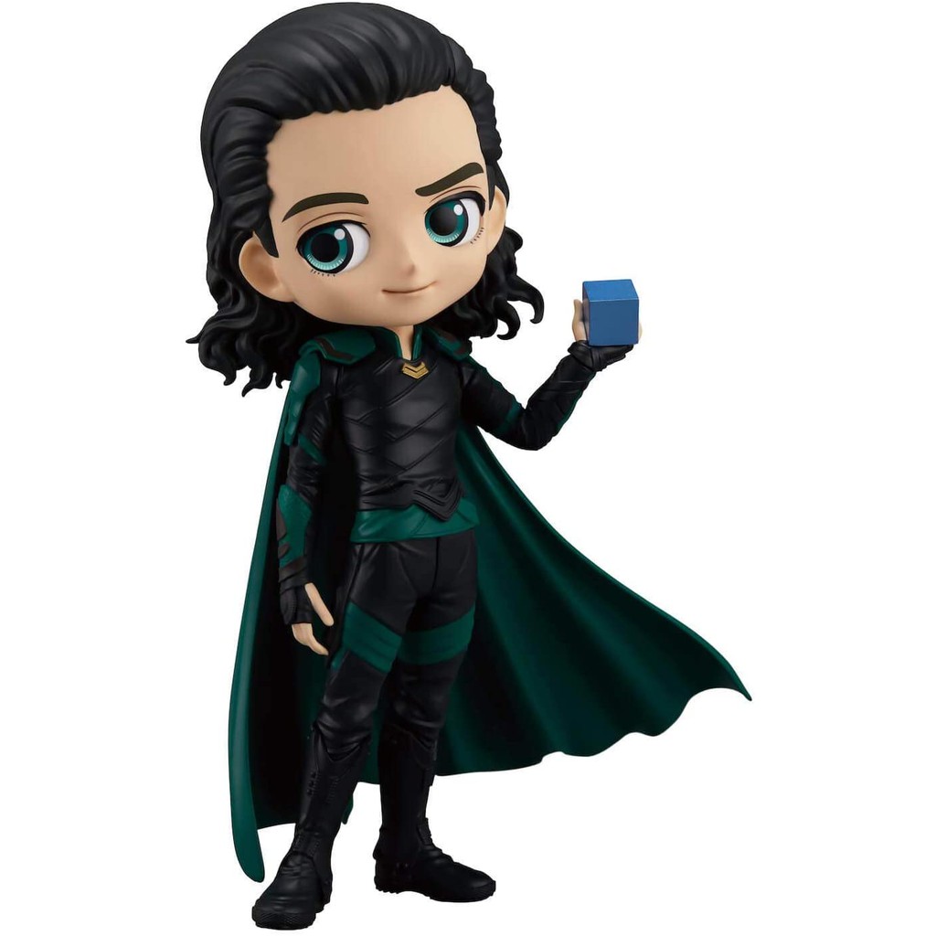 Banpresto Q Posket Avengers Infinity Wars Marvel Loki Figure [AFour Dimensional Cube] Thor&ROKI [JAP