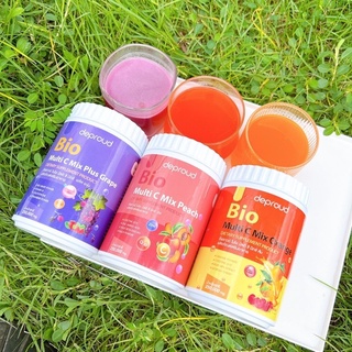 🍑🍊🍇Deproud Bio Multi C Mix วิตามินซีสด วิตซีถัง วิตามินซี 3 รส 250,000 mg วิตามินซีถัง ตัวดังในtiktok