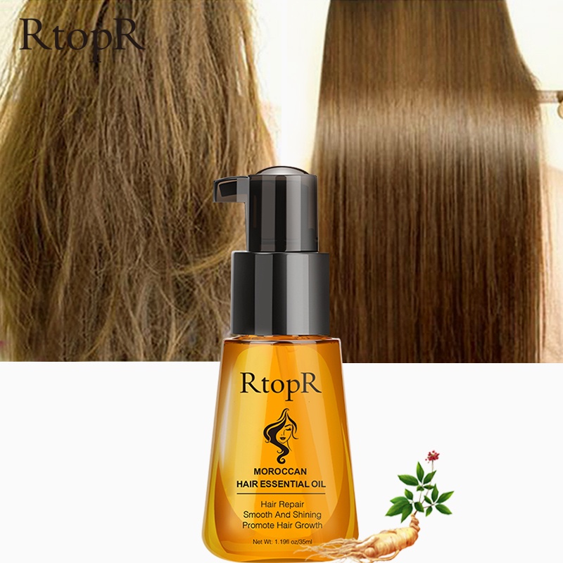 RtopR น้ำมันเอสเซนส์บำรุงผม เร่งผมยาว ป้องกันผมขาดร่วง บํารุงเส้นผม 35 ...