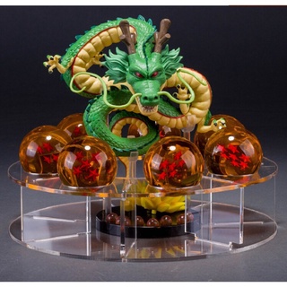 Shenron / 7 ชิ้น / ชุดขาตั้งดิสเพลย์บอลดราก้อนบอลสําหรับตุ๊กตา