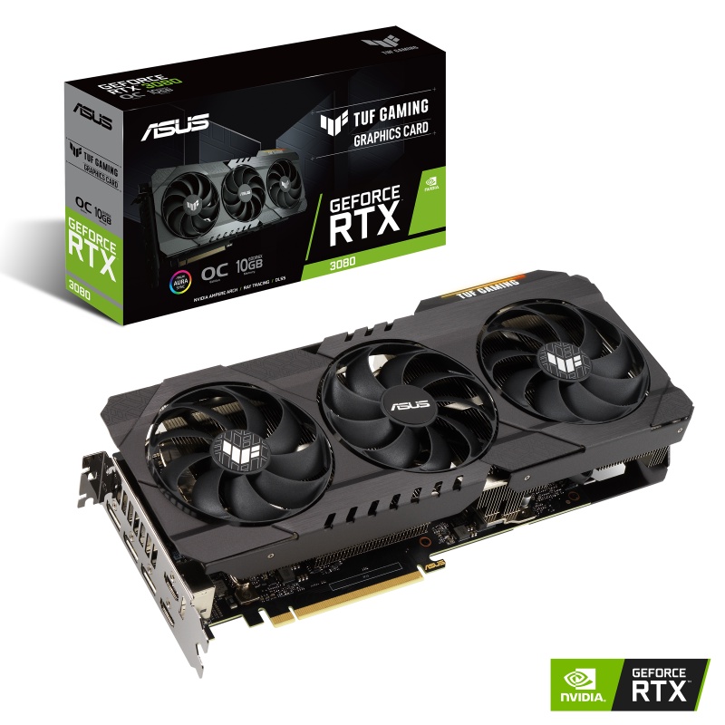 GRAPHIC CARD(การ์ดจอ) ASUS TUF GAMING RTX 3080 OC 10 GB 05171