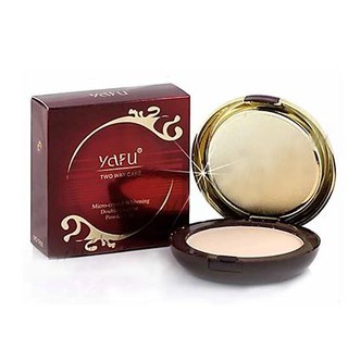 แป้งยาฟู YAFU Micro - crystal Whitening Double-purpose Powder Cake 2 ชั้น