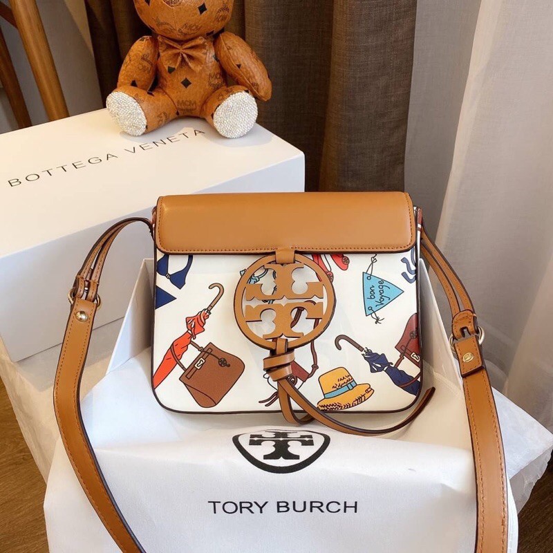 NEW ARRIVALS!!! TORY BURCH MILLER CLEAR PRINTED CROSSBODY