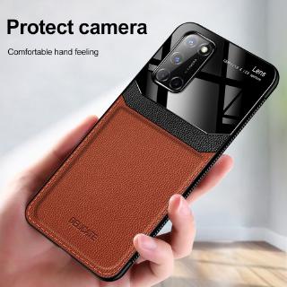 Case OPPO A92 A72 A52 A5 A9 2020 Reno ACE 2 Realme C3 Find X2 Pro Realme X50 Pro Reno 3 Pro A31 A91 Reno 2F Reno 2Z Reno 2 Reno ACE Realme 5 Pro Realme Q Realme XT A5 2020 A9 2020 F11 Pro R17 R15 Pro PU Leather Mirror Case Cover