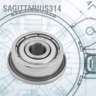 Sagittarius314 ตลับลูกปืนเม็ดกลมหน้าแปลน ขนาดเล็ก F624Zz 4X13X5 มม. 10 ชิ้น