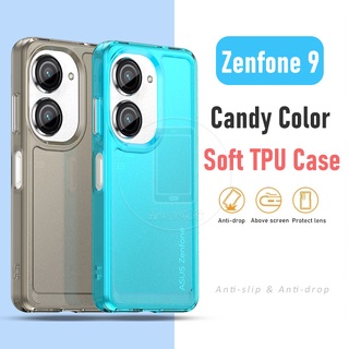 เคสโทรศัพท์มือถือ TPU นิ่ม แบบใส สําหรับ ASUS Zenfone 9 Zenfone9