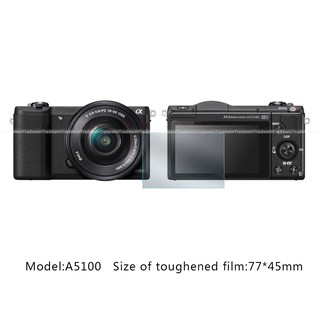 กระจกนิรภัยป้องกันหน้าจอสำหรับ Sony A5100 A5000 กล้องฟิล์มฟิล์มนิรภัยฟิล์มป้องกัน HD