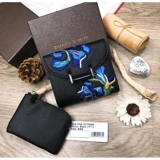 CHARLES &amp; KEITH Peforated Wallet