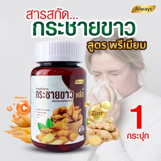 สารสกัดกระชายขาว แบรนด์ Always ออลเวยส์ Finger root extract (1กระปุก X 30แคปซูล)